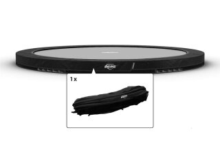 BERG Ersatzteil Schutzrand 430 cm rund schwarz - Champion InGround Federabdeckung für Trampolin