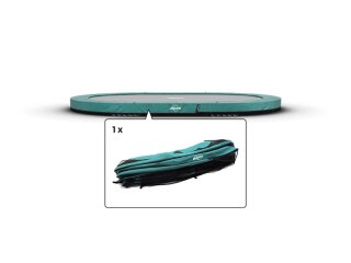 BERG Ersatzteil Schutzrand 470 cm oval grün - Grand Champion InGround Federabdeckung für Trampolin