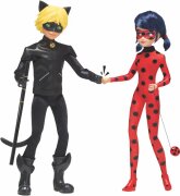 Bandai Miraculous Ladybug und Cat Noir,ca. 26cm