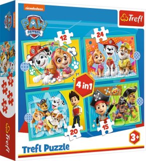 4 in 1 Puzzle Paw Patrol