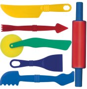 Gowi Knetwerkzeug 6er Set