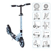 SIX DEGREES Aluminium Scooter 205 mm pastellblau