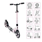 SIX DEGREES Aluminium Scooter 205 mm pastellrosa