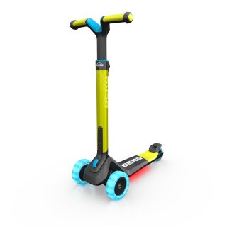 BERG Nexo Scooter klappbar Lights LED-deck lime