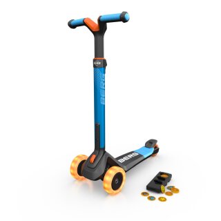 BERG Nexo Scooter klappbar Lights Magnet-deck blau