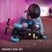 BERG Nexo Scooter klappbar Lights Magnet-deck blau