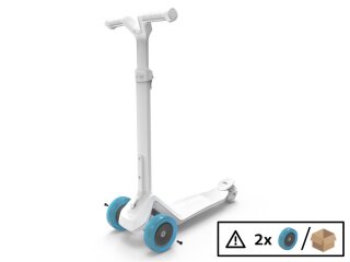 BERG Ersatzteil Nexo Scooter - Räder 120x40mm blau
