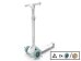 BERG Ersatzteil Nexo Scooter - Räder 120x40mm mint