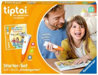 Ravensburger tiptoi® Starter-Set: Stift und Wörter-Bilderbuch Kindergarten