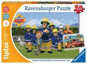 Ravensburger tiptoi Puzzle 00139 Puzzle für kleine Entdecker: Feuerwehrmann Sam, Kinderpuzzle für Kinder ab 4 Jahren, für 1 Spieler