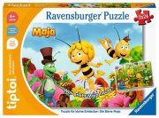 Ravensburger tiptoi Puzzle 00141 Puzzle für kleine Entdecker: Die Biene Maja, Kinderpuzzle ab 4 Jahren, für 1 Spieler