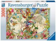Ravensburger Weltkarte mit Schmetterlingen