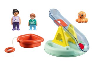 PLAYMOBIL 70635 Badeinsel mit Wasserrutsche