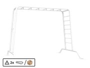 BERG PlayBase Ersatzteil 2 x Karabinerhaken- Carbine hook