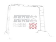 BERG PlayBase Ersatzteil  Aufkleber Logo - Frame stickerset