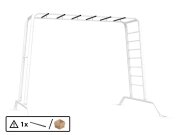 BERG PlayBase - Frame monkey bar tube for swing clamp