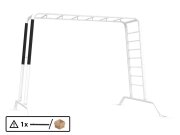 BERG PlayBase - Frame side frame tumble bar weld Male-Female