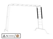 BERG PlayBase - Frame Ladder Top weld Male-Female