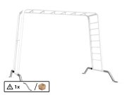 BERG PlayBase - Frame Bottom tube bend and squeezed