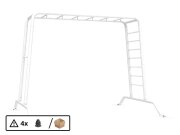 BERG PlayBase - Frame bottom plate screw set (4x)
