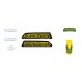 BERG Gokart Ersatzteil Buddy 2.0 - Sticker set John Deere