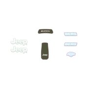 BERG Gokart Ersatzteil Buddy 2.0 - Sticker set Jeep