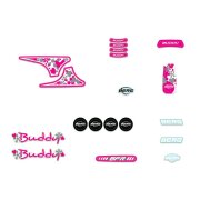 BERG Gokart Ersatzteil Buddy 2.0 - Sticker set White