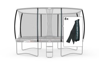 BERG Trampolin Ersatzteil Ultim Safety Net DLX XL PB - Pole Sleeves (8x)