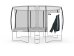 BERG Trampolin Ersatzteil Ultim Safety Net DLX XL PB - Pole Sleeves (8x)