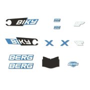 BERG Laufrad Ersatzteil Biky - Sticker set City Blue...