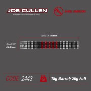 Winmau Dartpfeil Softdart (3er Set) Joe Cullen Signature 20g