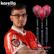 Karella Steeldart Karella Fighter, schwarz, 90% Tungsten, 22g
