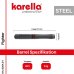 Karella Steeldart Karella Fighter, schwarz, 90% Tungsten, 22g