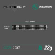 Winmau Steeldart Winmau Blackout 1083-22g