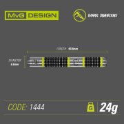 Winmau Steeldart Winmau MvG Aspire  1444-24g