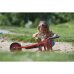 Winther VIKING CHALLENGE Runde Schubkarre – Robuste Schubkarre für Kinder von 2-4 Jahren – Vielseitig einsetzbar als Sandkasten oder Matschtisch