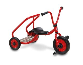 Winther MINI Ben Hur mit Pedalen - Vielseitiges Kinderfahrzeug für 1-2 Kinder (1-4 Jahre) – Rutschdreirad, Taxi und Roller in einem