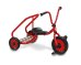Winther MINI Ben Hur mit Pedalen - Vielseitiges Kinderfahrzeug für 1-2 Kinder (1-4 Jahre) – Rutschdreirad, Taxi und Roller in einem