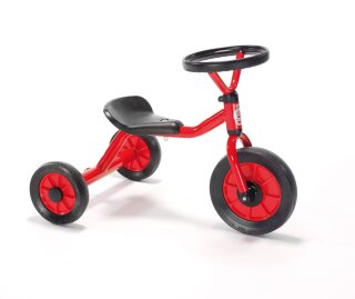 Winther MINI Rutsch Dreirad mit Lenkrad für Kinder (1-3 Jahre) – Sicheres Fahrzeug zur Förderung von Balance und Motorik – Ideal für erste Fahrversuche
