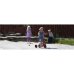Winther MINI Roller mit 2 Hinterrädern – Stabiler Tret-Roller für Kinder 2-4 Jahre – Ideal für Anfänger