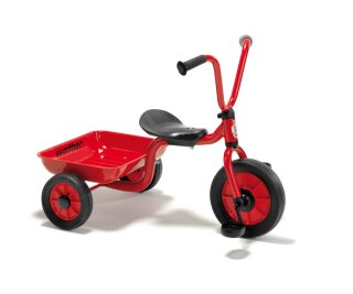 Winther MINI Krippendreirad mit Wanne – Robustes Dreirad für Kinder von 2-4 Jahren – Perfekt zum Transport von Spielzeug und Sand