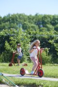 Winther VIKING Großer Roller für Kinder (6-10 Jahre) – Stabiler Tretroller mit Fußbremse und Ergonomischem Lenker