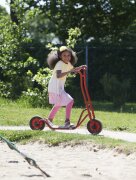 Winther VIKING Maxi-Roller mit Fußbremse für Kinder (8-12 Jahre) – Robuster Roller für jedes Gelände