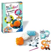 Ravensburger 18429 Be Creative Pompon-Tiere, DIY für Kinder ab 6 Jahren