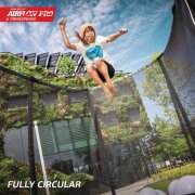 BERG SPORTS Trampolin FlatGround 410 cm Ultim Champion ECO rechteckig Grün
