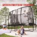 BERG Trampolin Regular 410 cm Ultim Champion ECO rechteckig Grün + Sicherheitsnetz DLX XL