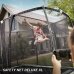 BERG Trampolin Regular 410 cm Ultim Champion ECO rechteckig Grün + Sicherheitsnetz DLX XL