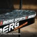 BERG SPORTS Trampolin FlatGround 5 x 5 m Ultim Pro Bouncer rechteckig Grau + AeroWall