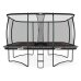BERG Trampolin rechteckig Trampolin Regular 5 x 5 m Ultim Pro Bouncer rechteckig + Sicherheitsnetz XL
