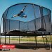 BERG Trampolin rechteckig Trampolin Regular 5 x 5 m Ultim Pro Bouncer rechteckig + Sicherheitsnetz XL